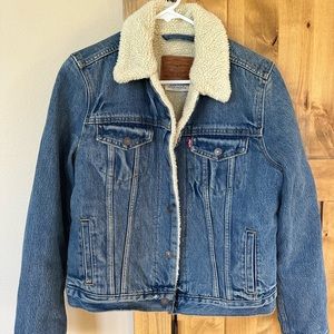 Levi’s Sherpa Denim coat